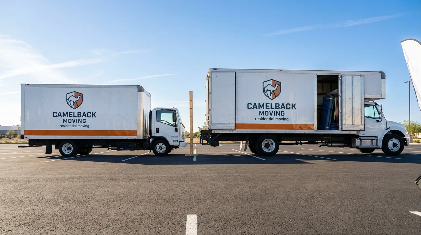 Moving truck size capacity guide in Saint Bonaventure